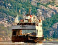 There are no roads. Ferries shuttle between the few places on the fjord