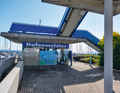 The harbour master's office in Schilksee is centrally located, the building is reminiscent of the 1970s