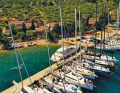 Jetty of the "Fešta" tavern in the north of the island of Žut