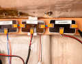 Die Beispielinstallation zeigt die einfache Reihenschaltung der Nodes