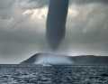 Danger de mort : une tornade menace d'engloutir un yacht. De tels tourbillons sont difficilement prévisibles