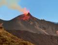Imposant : une éruption du Stromboli. Jehle avait également visité les îles Lipari