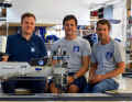 Il team di gestione di Segelmacherei: Morten Nickel, Lennard Peilicke e Klaas Simon guidano il giovane team