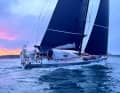 With her Class 40 "First Light", she reached A Coruña in March 2024 in the early hours of the morning
