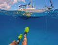 Just like in a picture book: Marcus Bulgrin spent four months sailing through the Eastern Caribbean, sometimes with his partner