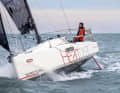 She sailed for a long time with her Beneteau First 27 SE "Heartbeat"