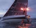 She had previously sailed around the world alone in 130 days