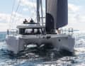 The hulls of the Lagoon 43 are extremely voluminous, especially in the foredeck. The interior should benefit from this.