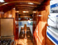 Simple galley with spirit cooker. The main aim of the restoration was to remain as original as possible.