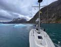 En août 2024, Jonathan Spaeth et son équipage ont atteint le Prinz-Christian-Sund avec leur Luffe 40. C'est là qu'ils ont rencontré la glace pour la première fois.