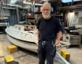 Sven Yrvind built his first boats in his mother's cellar. Today, his small shipyard is his second home.