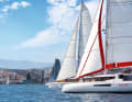 Yachts au départ de l'ARC à Gran Canaria.  Chaque année, divers yachts charter à couchette ou à cabine y prennent également le large.