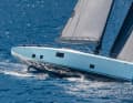 Powerful: typical for Wally, "Galma" can also be operated by one person. The 50-metre mast from Hall Spars carries 648 square metres of laminate on the wind.