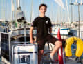 The 19-year-old wants to become the youngest German-speaking sailor to circumnavigate the world single-handed.