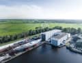 "Project Zero": The aluminium hull reached Vitters in Zwartsluis in the summer of 2023. Since then, technical refinements have been added on board, some of which the project team is only evaluating during construction.