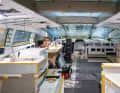 "Magic": The deck saloon of the 44-metre-long Alu-Slup is characterised by large glass surfaces.
