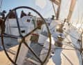 The primary winches are too small as standard, regatta crews choose the 60 mm pots.
