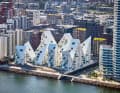 Die moderne Architektur an der Waterkant von Aarhus.