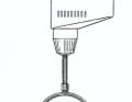 Metal mixer for lacquer.