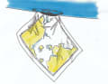 An old nautical chart ensures an accurate painting result