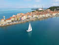 Piran on the Slovenian Riviera: one of the country's best-known tourist centres.