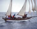 Pictures from better days. The “Störtebeker III” on a sailing trip off Heligoland.
