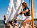 On the other hand, the students learn teamwork and a sense of community on the youth sailing boats.
