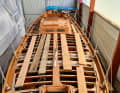 During the refit, the deck was professionally replaced with one made of Tesumo wood.