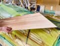 Sheer wood veneers are transformed into an easy-care hull thanks to resin impregnation.