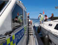 Unlike on land, yacht crews have to play along and establish a secure line connection, for example.