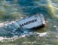 Drifting containers like this one are very rare.