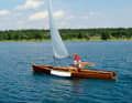 Vochezer once took his first steps towards building sailing boats with a sailing canoe.