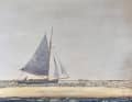 1897 segelte Childers mit seinem 30-Fuß-Kutter „Vixen“ ins Wattenmeer und auf die Ostsee. Die Reise gilt heute als Inspiration für seinen Roman.