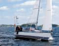 Timely reefing enables relaxed sailing without loss of speed.