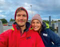 Lukas Hoppe, 31, und Antonia von Lamezan, 30, als stolze neue Eigner an Bord.