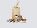Sails and rigging: a needle, thread, gloves, adhesive tape and splicing tools should be kept on board.