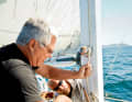 The fact that they are used to handling things on board helps them to become more and more relaxed over the years.