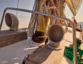 Dorade vents, named after the boat of the same name, are a must on a Stephens-type boat.