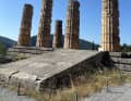 The Temple of Apollo at Delphi: It was at this historic site that the Oracle of Delphi, the Pythia, once delivered the famous prophecies of antiquity.
