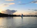 Spätsommer 2026: Mittwochsregatta auf der Kieler Förde bei flauen Windverhältnissen.