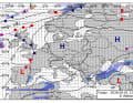 All’inizio di maggio, poi, un quadro completamente diverso: un primo ampio anticiclone sull’Europa centrale ha portato le prime giornate calde – e venti deboli.