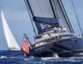 This year, 33 superyachts took to the starting line of the regatta off Gustavia. The 60-metre sloop "Perseus 3" sailed on spacious courses with a total of 4131 square metres of cloth and offered a sailing show of the finest quality off Gustavia.