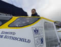 Charles Caudrelier auf der Gitana-Gigantin "Maxi Edmond de Rothschild