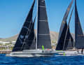 The MOD70 tris "Argo" and "Zoulou" started in the second group with two 50-foot catamarans.