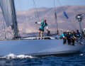 "Walross 4" am Start vor Lanzarote.