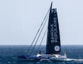 Photographed during an encounter at sea: "Banque Populaire XI" with Armel Le Cléac'h
