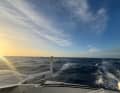 An impression of Armel Le Cléac'h on course for Cape Horn