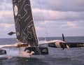 "Maxi Edmond de Rothschild" hat die 1. Arkea Ultim Challenge am 27. Februar 2024 gewonnen