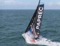 The Imoca front runner in the Transat-CIC final sprint: Yoann Richomme's "Paprec Arkéa"