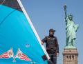 Das Bild zum Erfolg: Boris Herrmann erreichte New York beim Transat CIC auf Rang zwei